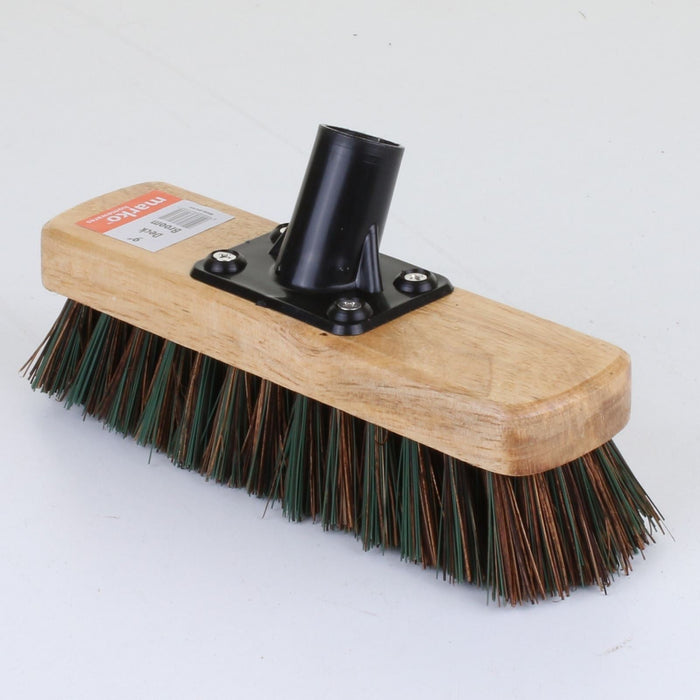 9" Stiff Deck Broom Head