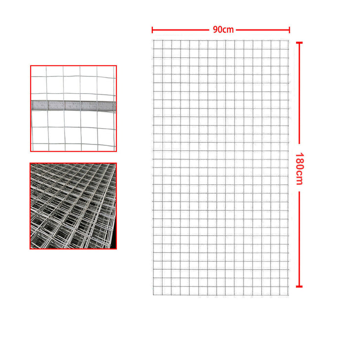 2" Galvanised Mesh Panel - 1.8M x 0.9M