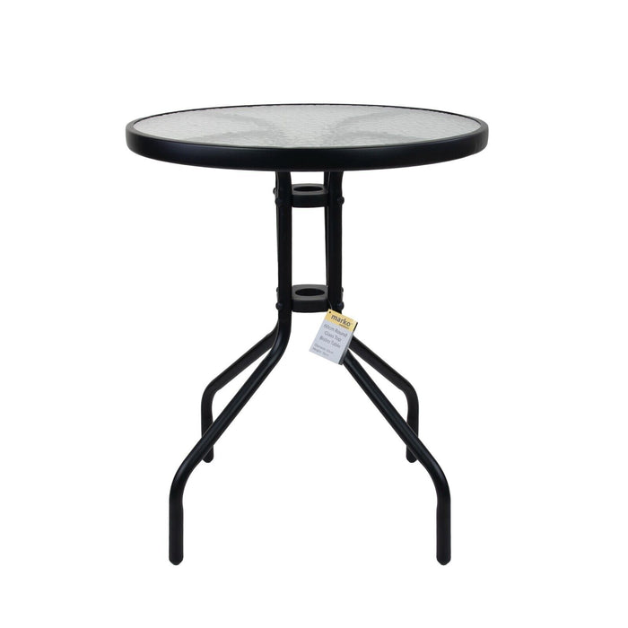 Round Glass Bistro Table