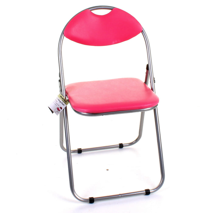 Soft Padded Folding Chair Pink JMart Warehouse