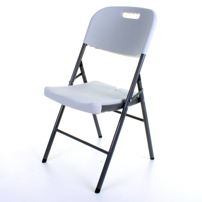 Strong White Folding Chair