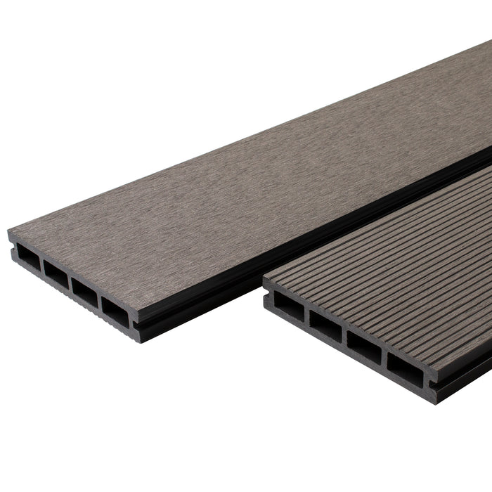 Composite Decking Board - Sanded Back - Light Grey - 3.6M