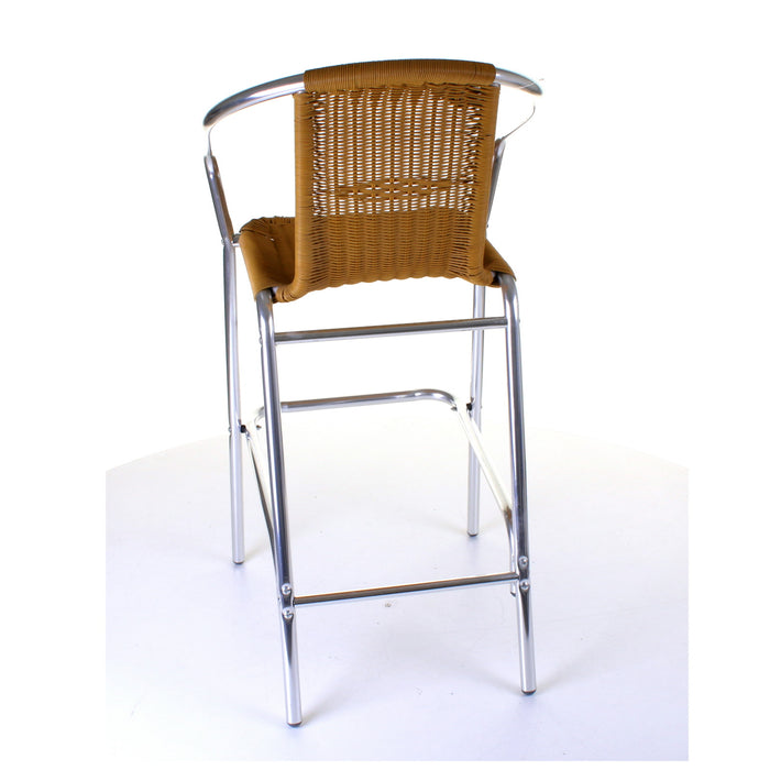 Kingstown Tan Rattan Bar Stool