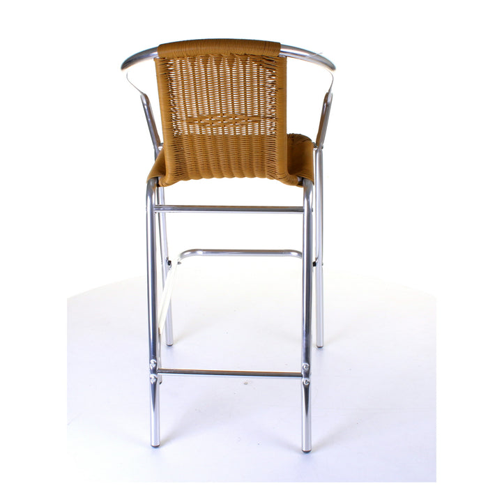 Kingstown Tan Rattan Bar Stool