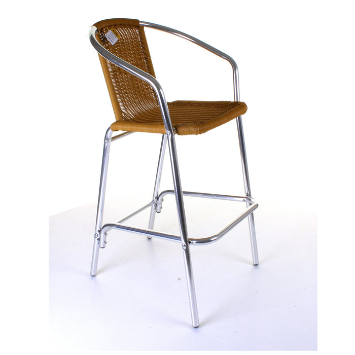 Kingstown Tan Rattan Bar Stool