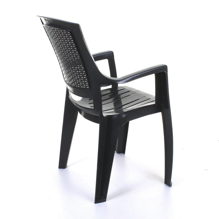 Flora Grey Plastic Chair