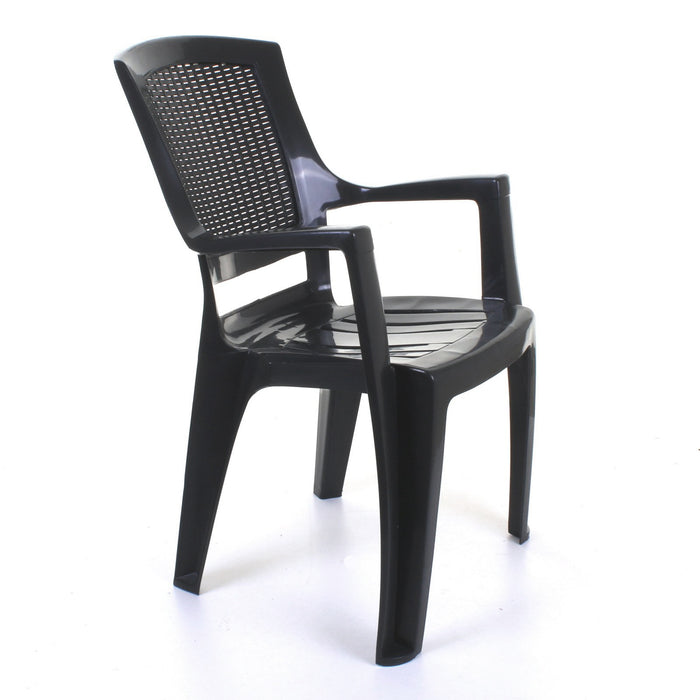 Flora Grey Plastic Chair