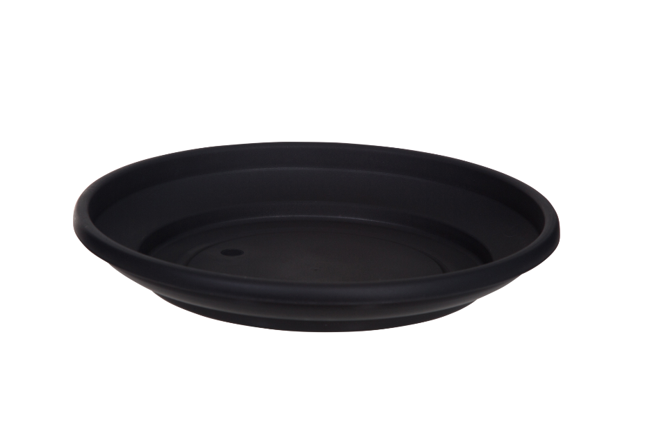 Venetian Round Saucer Black