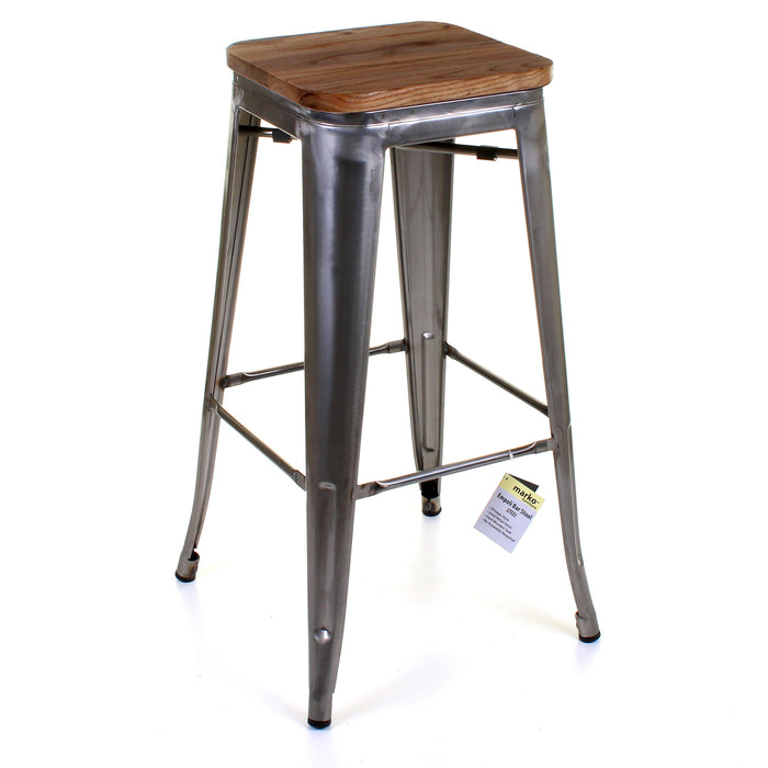 Tolix Style Firenze Bar Stool - Steel