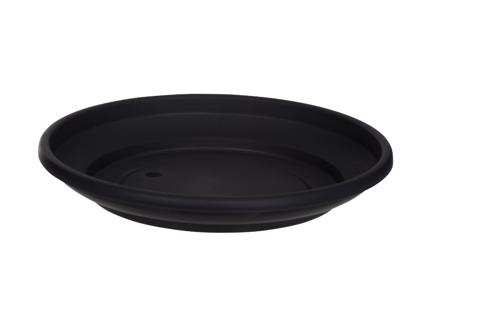 Venetian Round Saucer Black