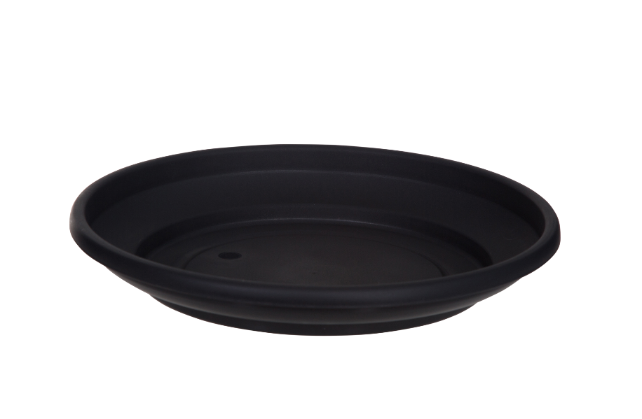 Venetian Round Saucer Black