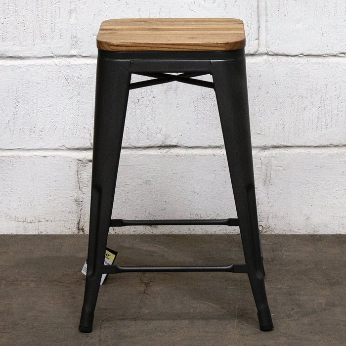 Umbria Bar Stool - Onyx Matt Black