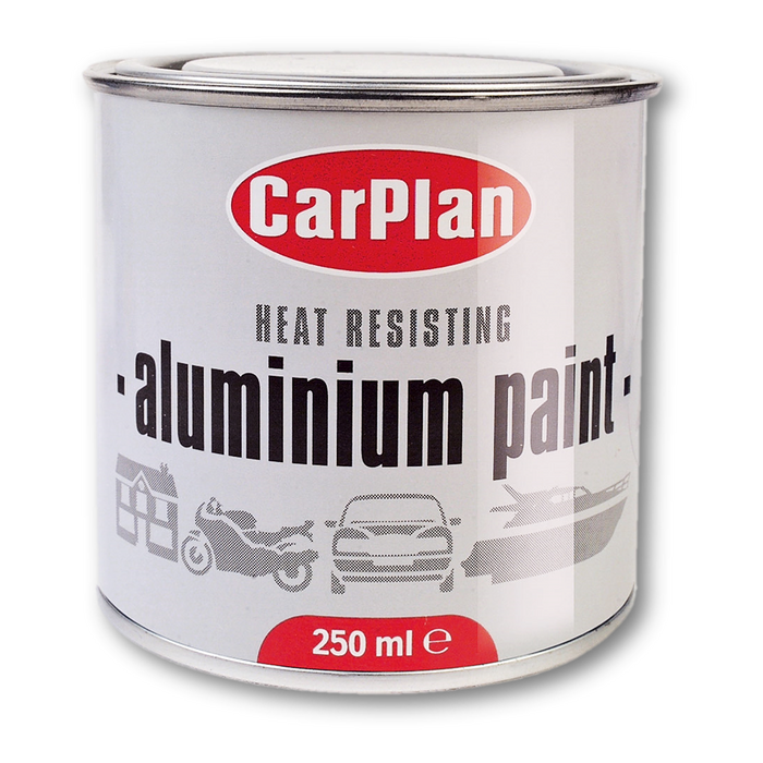 CarPlan Aluminium Paint Heat Resistant 250ml