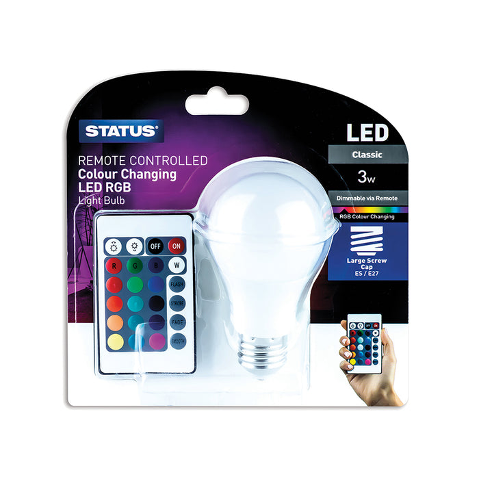 LED Colour Changing Bulb ES