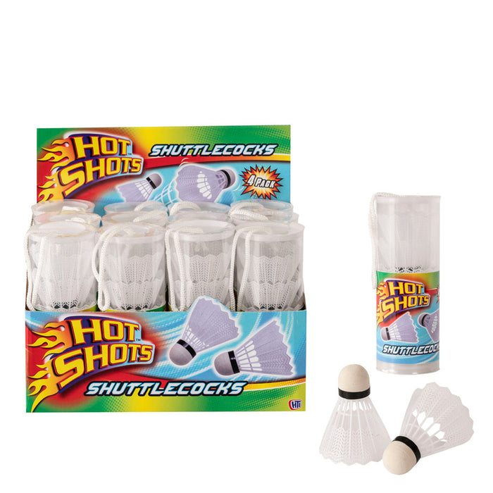 4 Pack Shuttlecock Tube