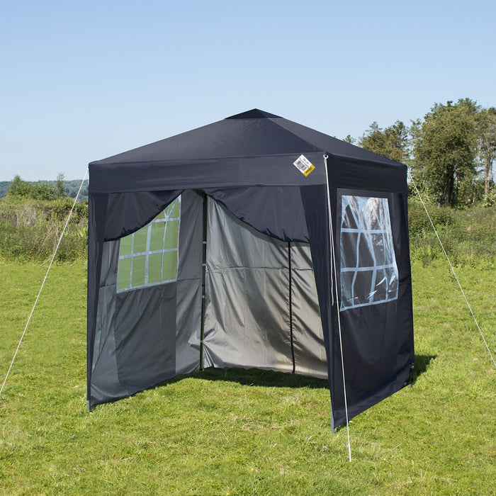 2M x 2M Black Gazebo