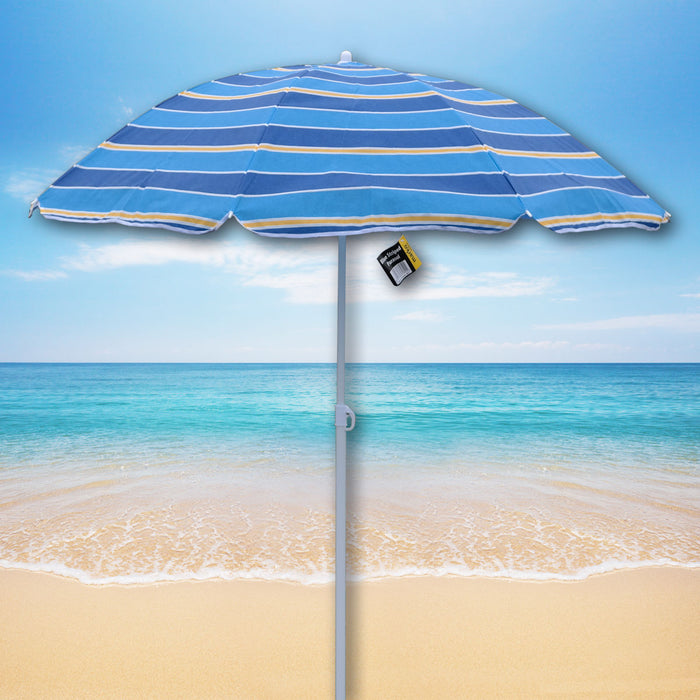 Blue Striped TNT Parasol