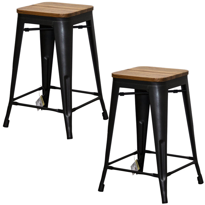 Umbria Bar Stool - Onyx Matt Black