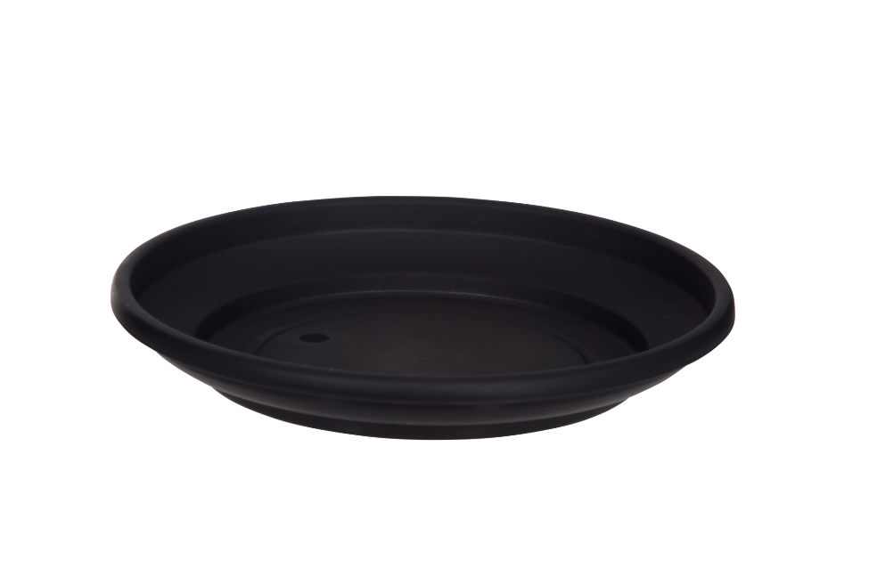 Venetian Round Saucer Black