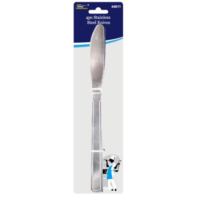 Stainless Steel Knives (4pc)