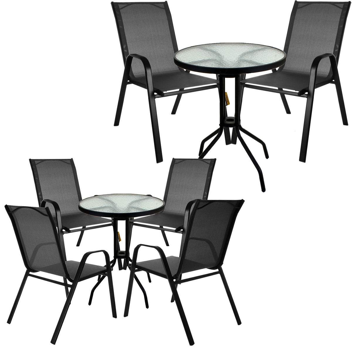 Grey Textoline Chair & Bistro Table Sets — JMart Warehouse