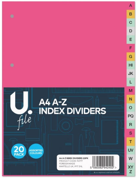 Index Dividers